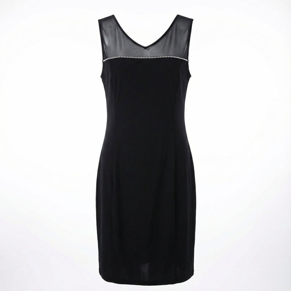 Elegant Black Sleeveless Dress